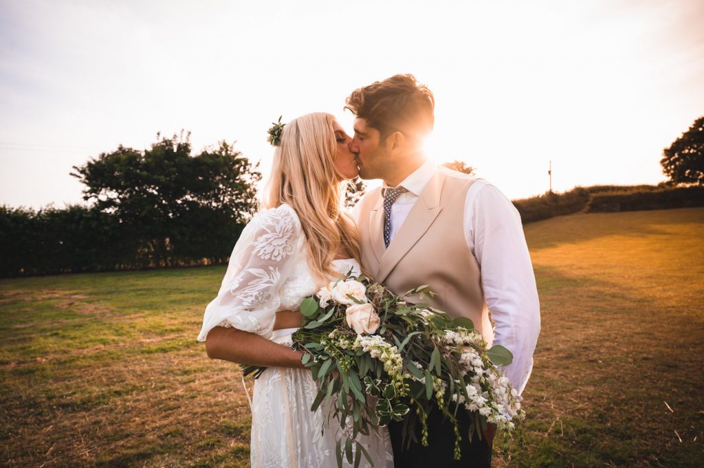Sunset wedding photography , Tadcaster, Yorkshire wedding photographer