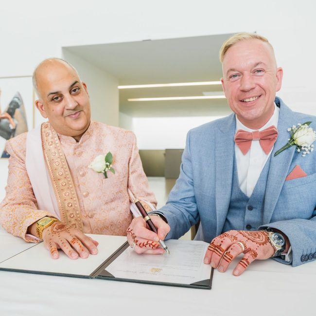 Bal & Dan Hepworth Gallery Wedding Wakefield West Yorkshire ()