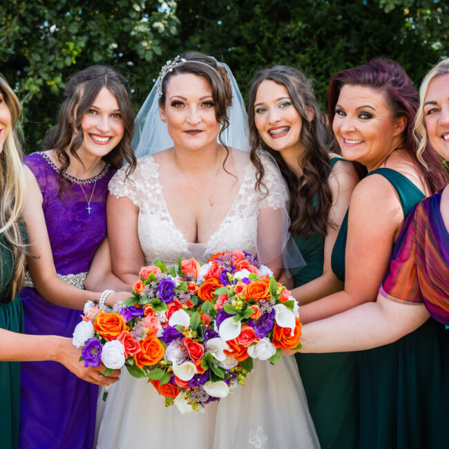 hatfeild hall wedding rachel brian picture of bridemaids